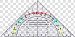 Triangular Protractor  HD Png Download