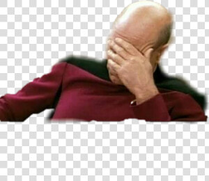  facepalm   Picard Facepalm  HD Png Download
