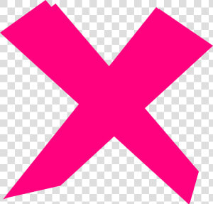 Clipart Box Cross   Pink Tick And Cross  HD Png Download