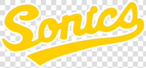 Seattle Sonics Cursive Logo  HD Png Download
