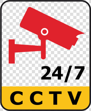 Cctv 24 7 Clipart Closed circuit Television Clip Art   24 7 Cctv Camera  HD Png Download