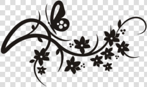 Desenho De Flor Arabesco  HD Png Download