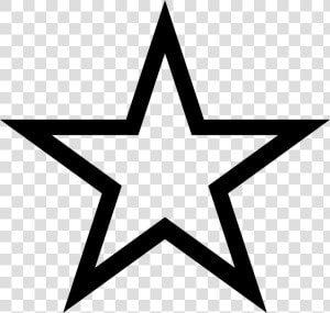 Star Hollow Svg Png Icon Free Download   Vector Star Transparent Background  Png Download