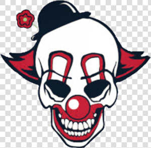  payaso  calabera  terror   Stickers De Payasos  HD Png Download