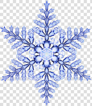 Snowflakes Png Background Image   Six Fold Symmetry Snowflake  Transparent Png