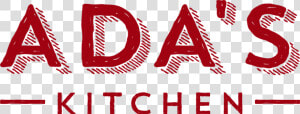 2017 Ada Skitchen Logo Red Png   Sign  Transparent Png