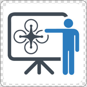 Blue Presentation Icon  HD Png Download