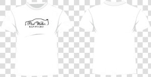 P Paul Walker Signature T shirt White Or Black   Generic T Shirt Design  HD Png Download