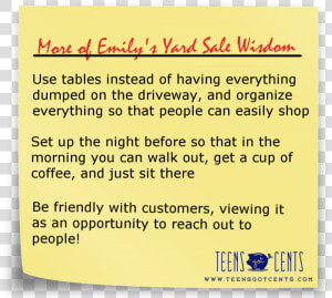 Yard Sale Wisdom Sticky   Circle  HD Png Download