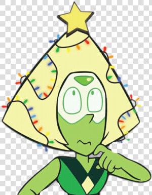  peridot  stevenuniverse  steven  universe  christmas   Steven Universe Peridot Christmas  HD Png Download