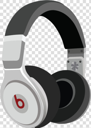 Headphones Flat   Beats By Dre Old  HD Png Download
