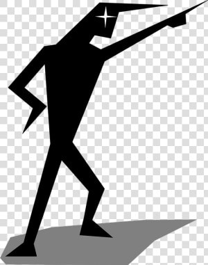 Man  Pointing  Posing  Human  Attack   Stick Figure Pointing Png  Transparent Png