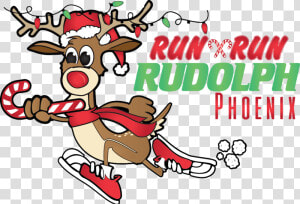 Phoenix Run Run Rudolph Half Marathon   Quarter Marathon   Run Run Rudolph  HD Png Download