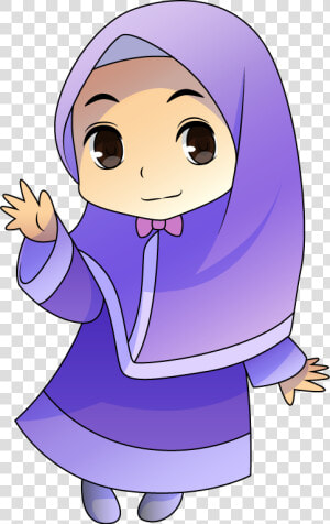 Thumb Image   Transparent Hijab Cartoon Png  Png Download