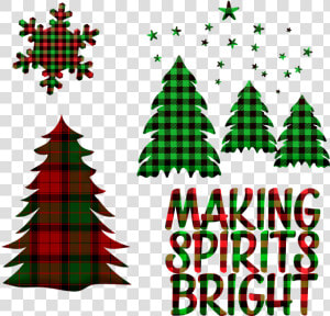 Buffalo Plaid Christmas Ornament Transparent  HD Png Download