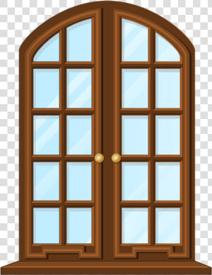 Brown window   Window  HD Png Download