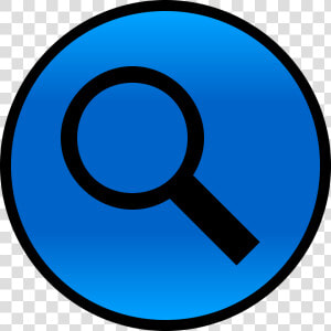 Zoom Button With Magnifying Glass Vector Clipart Image  HD Png Download