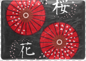 Japanese Umbrella Cherry Blossoms   Placemat  HD Png Download