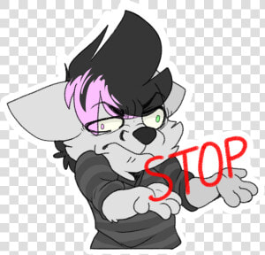 Annoyed Sticker   Cartoon  HD Png Download