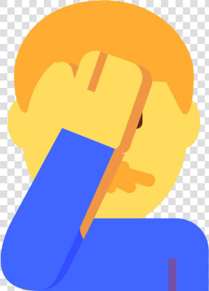 Transparent Facepalm Clipart   Discord Facepalm Emoji  HD Png Download