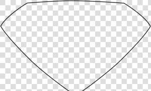 Blank Superman Shield Writing Template Clipart Best   Line Art  HD Png Download