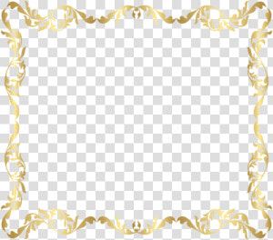 Wedding Border Clipart   Transparent Free Gold Border  HD Png Download