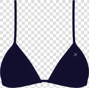 Malibu Blue Bikini Top Ii   Bathing Suit X Logo  HD Png Download