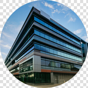 Circle Commercial   Office Low Rise Building  HD Png Download