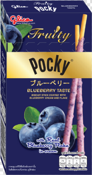 Pocky Blueberry  HD Png Download