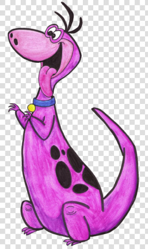 Transparent Barney Clipart   Fred Flintstone Dino  HD Png Download