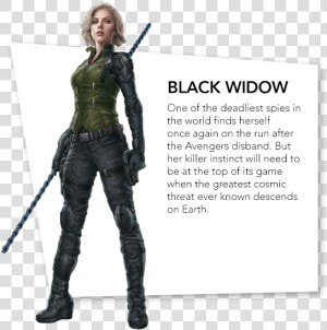Marvel Infinity War Black Widow  HD Png Download