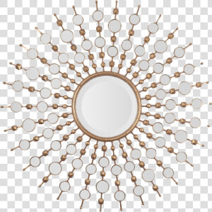 Art Deco Sunburst Mirror   Community Word Black And White  HD Png Download