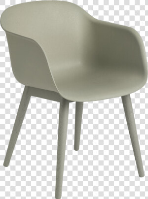 Fiber Armchair Wood Base Master Fiber Armchair Wood   Muuto Fiber Armchair Wood  HD Png Download