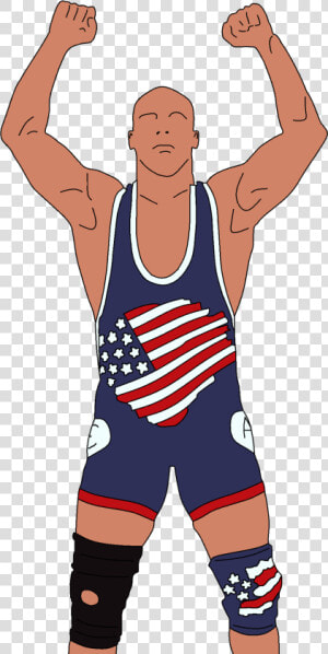 Free Art Hand Drawn   Kurt Angle  HD Png Download