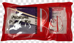 Red Disposable Pedicure Kit  HD Png Download