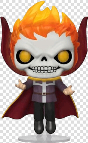 Strange As Ghost Rider Exc Pop Vinyl Figure   Doctor Strange Ghost Rider Pop  HD Png Download
