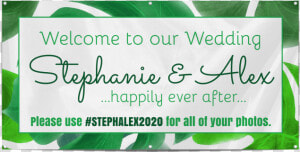 Green Wedding Banner Template Preview   Calligraphy  HD Png Download