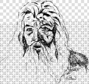 Wise Man Png Transparent   Lord Of The Rings Line Art  Png Download