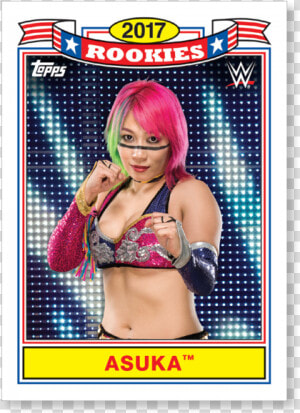 2018 Topps Wwe Heritage Asuka Top Ten Rookies Poster   Magento  HD Png Download