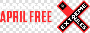 20150330 1060xvar Aprilfree   Extreme Rules 2017 Logo  HD Png Download