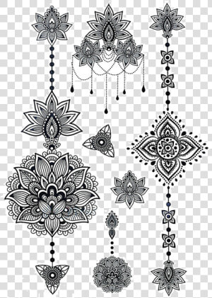 Pin By Teamonster On   Feminine Back Mandala Tattoo  HD Png Download