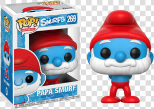 Funko Pop Papa Smurf  HD Png Download