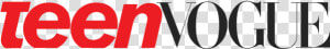 Teen Vogue Logo Red  HD Png Download