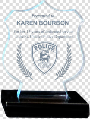 Shield Acrylic Trophy   Png Download   Zero Project Award Winner 2018  Transparent Png