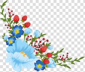 Transparent Pretty Flowers Png   Cross And Flowers Clipart  Png Download