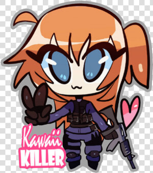 Few High Detail Sticker Pngs For You Csgo Fans   Kawaii Killer Ct  Transparent Png