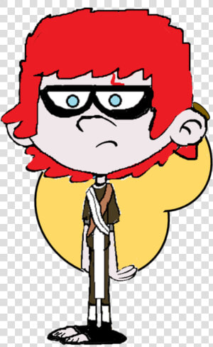 Lars Loud Cosplays Gaara Naruto Anime   Cartoon  HD Png Download