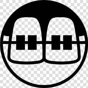Braces Upper Incisors   Braces Icon Png  Transparent Png