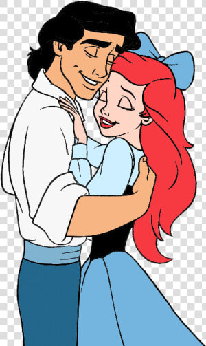 Prince Eric From Little Mermaid Clip Art   Kiss Disney Princess And Prince  HD Png Download
