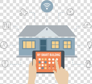 Smart Home In Iot  HD Png Download